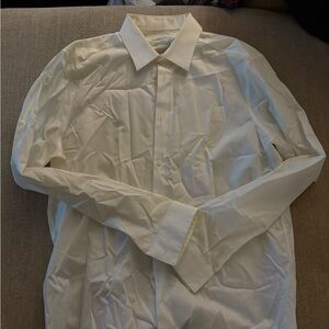 Calvin Klein Cream Button-Up Shirt